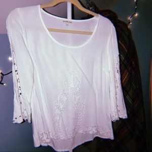 WOMEN’S LONG SLEEVE LACE SHIRT